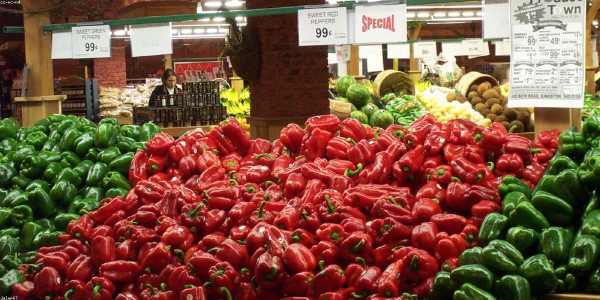 Fresh groceries and produce